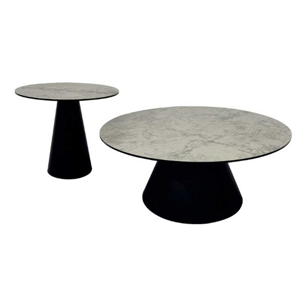 Medal Notori ronde salontafel met keramisch blad (2 afmetingen) - 0